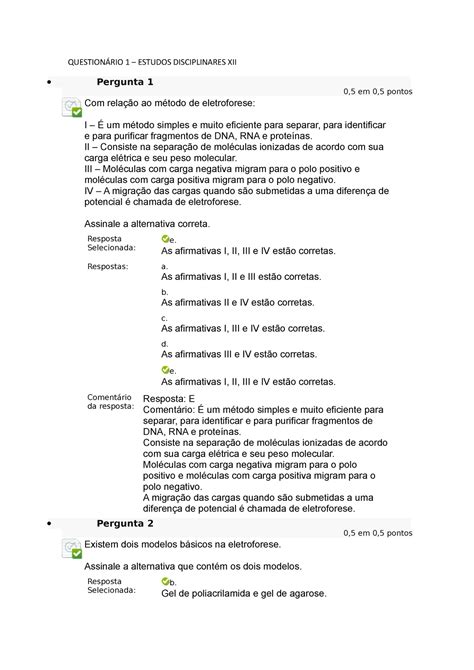 Question Rio Estudos Disciplinares Xii Question Rio Estudos