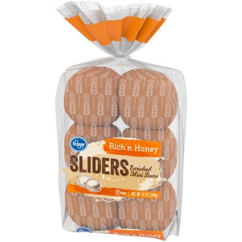 Kroger® Rich N Honey Sliders Mini Buns 12 Ct 12 Oz Kroger