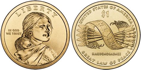 Sacagawea Native American Dollar Photos Mintage Specifications