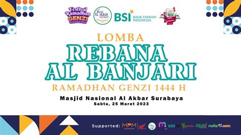 LIVE LOMBA REBANA AL BANJARI SESI 1 FESTIVAL RAMADHAN GENZI 1444H