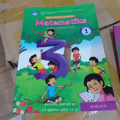 Jual Buku Siswa Matematika Kelas 3 Sd Kurikulum Merdeka K21 Vol 1 Kota Surabaya Pustaka