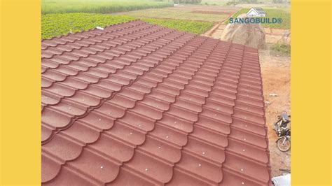 Sangobuild Chinese Long Size Telha Shingle Color Metal Roofing Sheets