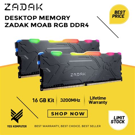 Jual Zadak Moab Rgb Ddr Gb Gb Shopee Indonesia