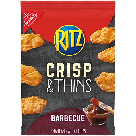 Ritz Crisp And Thins Barbecue Chips 71 Oz