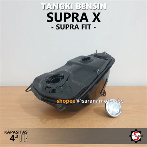 Jual Tangki Tengki Bensin Fuel Tank Tutup Honda Supra X Fit Lama Hitam