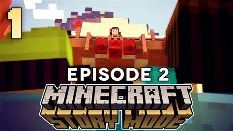 Minecraft Story Mode Ep2 Part 1 Redstonia Youtube