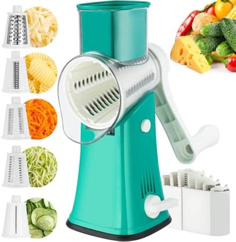 Amazon Cheese Grater Rotary Cheese Shredder Vegetable Slicer In