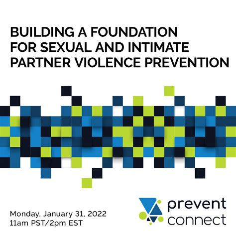 Building A Foundation For Sexual And Intimate Partner Violence Prevention