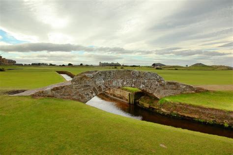 The Famous Swilcan Bridge On St Andrews Old Course Stock Image Image