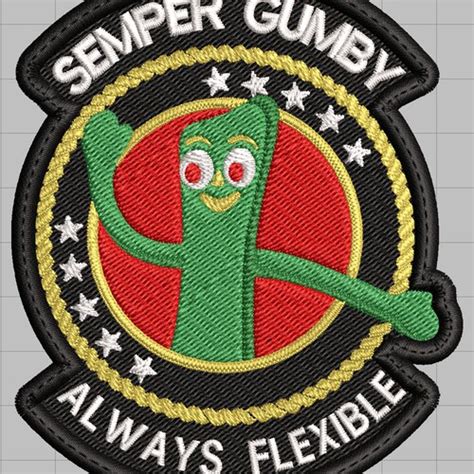 Semper Gumby Embroidered Morale Patch With Hook and Loop - Etsy