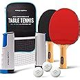 PRO SPIN All In One Portable Ping Pong Set 2 Player Kit With