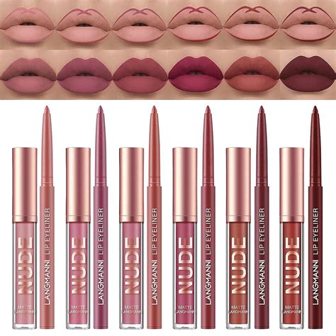 Matte Lippenstifte Mit Liplinern Haltbarer Lipgloss