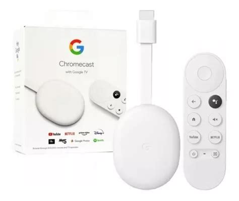 Chromecast With Google Tv De Voz K Gb Snow Gb Ram Env O Gratis