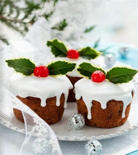 25 Super Ideas Para Decorar La Comida En Navidad Mini Christmas Cakes