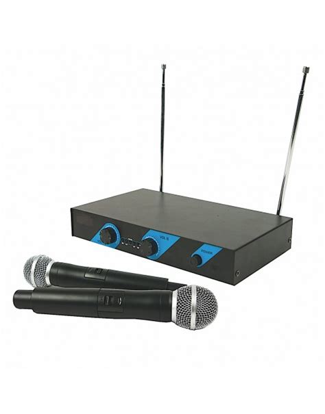 Set Microfonos De Mano Profesionales Uhf Mc M