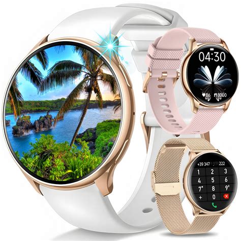 SMARTWATCH ZEGAREK DAMSKI LUXURY ROZMOWY KROKI CIŚNIENIE SPORT POLSKIE