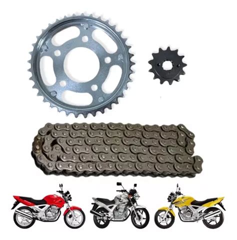 Kit Arrastre Sprocket Honda Cbx250 Twister Cadena Reforzada Envío gratis