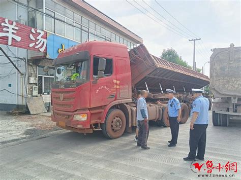 科技赋能＋警示教育 桓台交警开展大货车违停治理工作 区县热点 鲁中网