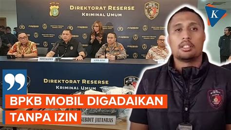 Polisi Sebut Mantan Suami Clara Shinta Gadaikan BPKB Mobil Tanpa Izin