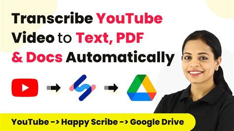 How To Transcribe YouTube Video To Text PDF Docs Automatically YouTube