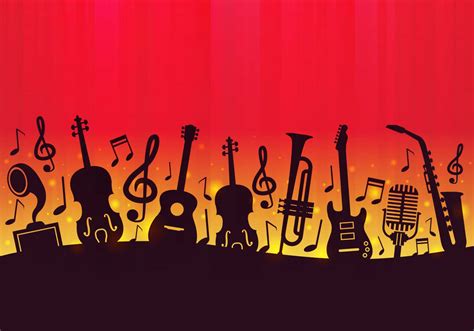 Free Music Background Vector Art Collegien