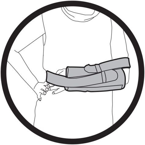 Download Disposable Arm Brace Line Art Clipartkey