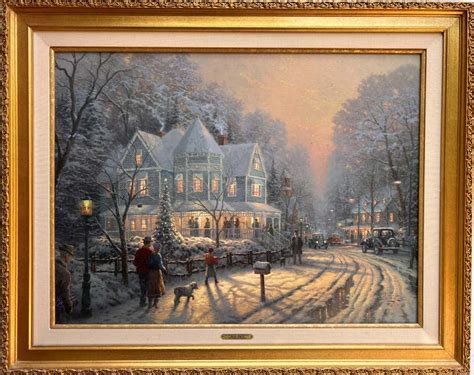 Thomas Kinkade Thomas Kinkade The Garden Of Prayer Ii On Sn Canvas