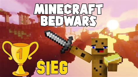 Minecraft Bedwars Das Erste Mal Gewonnen YouTube