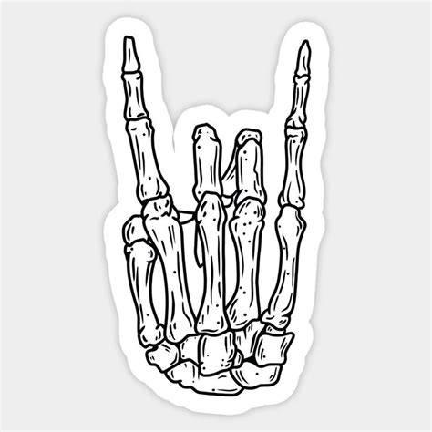 throwing Horns by seven-relics | Skeleton hand tattoo, Skull hand ...