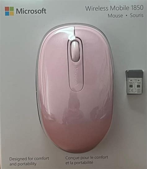 Mouse Inal Mbrico Microsoft Mobile Light Orchid Laser Print