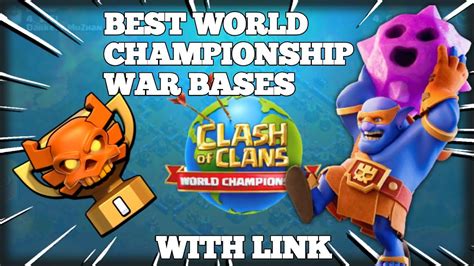 Top 8 TH14 World Championship War Bases With Links Anti 3 Star TH14