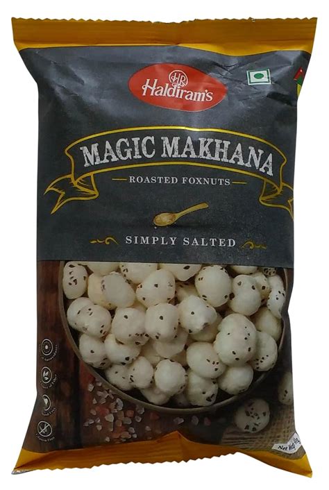 Haldirams Magic Makhana Roasted Foxnuts Simply Salted 40g Amazon