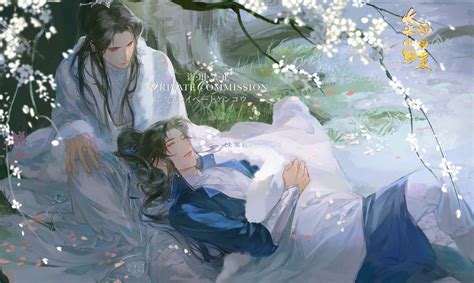 大米小粥炒白菜 on Twitter chapter58 commission 二哈和他的白猫师尊 燃晚 ranwan 墨燃 楚晚宁