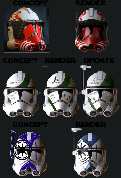 Morten Langelund Jakobsen - Star Wars Clone Trooper Helmets