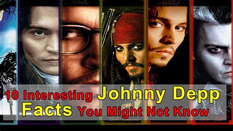 Interesting Johnny Depp Facts You Might Not Know Youtube