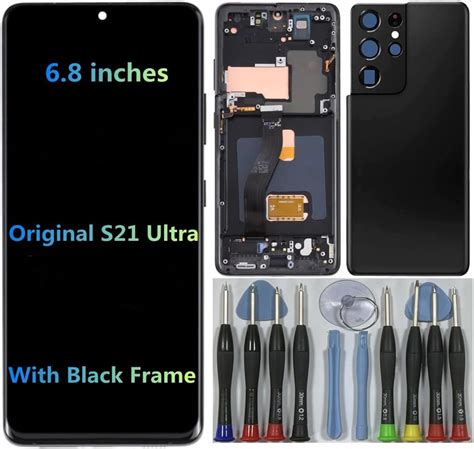 visualización LCD AMOLED original de 6 8 pulgadas para Samsung Galaxy