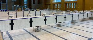 transversal swimming pool bulkhead  architecture  design