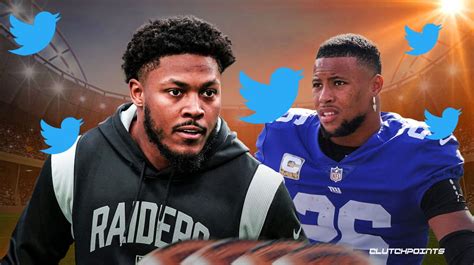 Twitter On Raiders Giants Contracts For Josh Jacobs Saquon Barkley