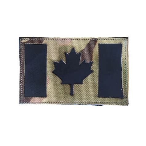 Maple Leaf Flag Patch Etsy