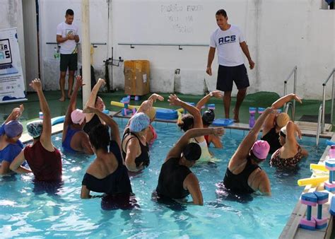 Projeto Social Oferece Aulas De Hidrogin Stica Para Pessoas Idosas