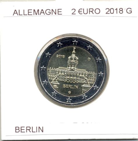 Allemagne G Euro Commemorative Berlin Sup Gon Alves Lobo