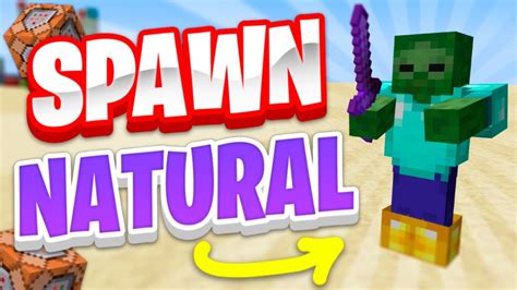 Mobs Custom Con Spawn Natural Bloque De Comandos Sin Data Packs En