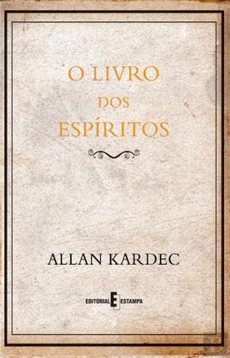 O Livro Dos Esp Ritos Allan Kardec Livro Bertrand