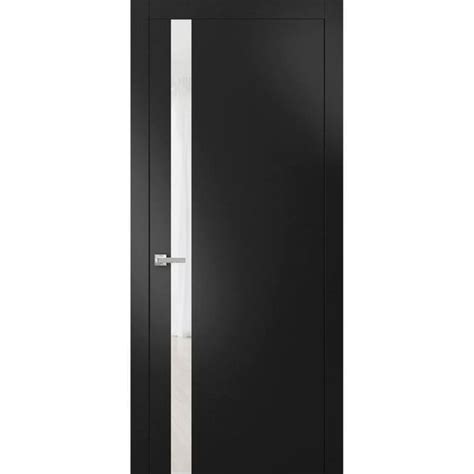 Sartodoors 40 42 In X 84 In Left Hand Inswing Solid Frosted Glass