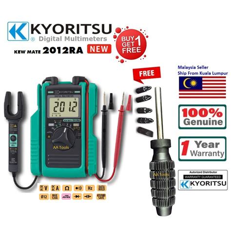 Kyoritsu KEWMATE 2012RA Digital Multimeter With AC DC Clamp Sensor 120A