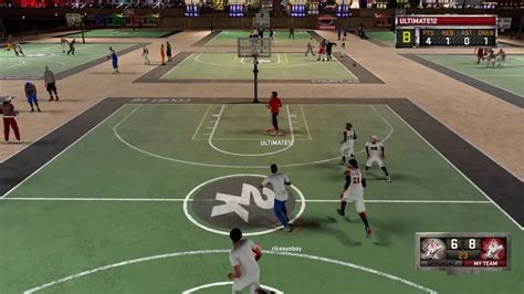 Nba 2k16 Mypark Gameplay Great Team Work Youtube