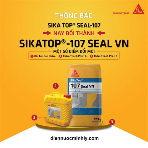 Mua Sikatop Seal 107 Vữa Chống Thấm Và Bảo Vệ Bao 20kg Sika Bột Và Can