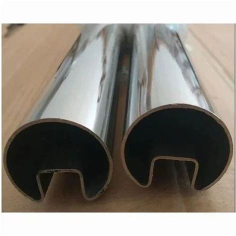 Round Stainless Steel Glass Slot Pipe At 160 Kg In Chennai ID