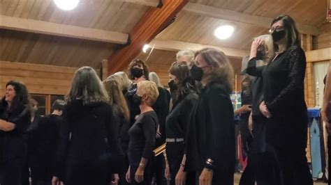 Karla Mundy Directs Harmony Mountain Singers One Last Time November