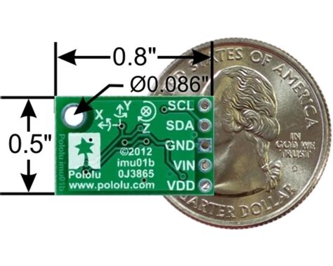 Pololu Minimu 9 V2 Gyro Accelerometer And Compass L3gd20 And